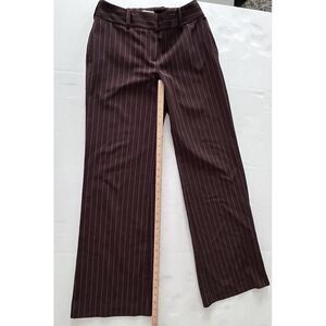 Byer California Cambridge Brown Pinstripe Dress Pants Size 9 Excellent